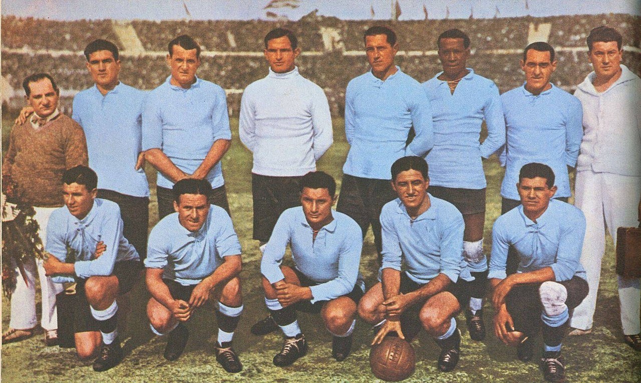 Seleção uruguaia campeã da Copa do Mundo de 1930